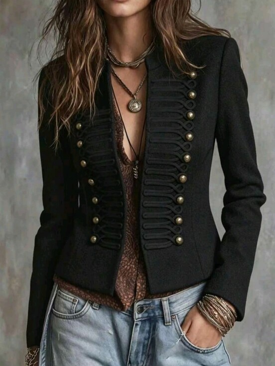 Jackets & Blazers - Women's Minimalist Solid Color Overcoat